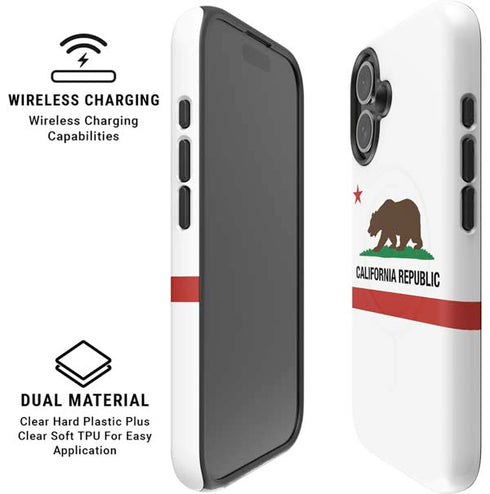 California Republic iPhone 16 Plus Magsafe Impact Case